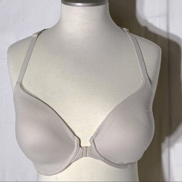 5/$25 Victoria’s Secret Body By Victoria Beige Racerback Perfct Coverage Bra 32F - Picture 11 of 11